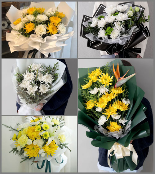 山东莱芜莱城区方下镇柳行沟村白事花束代送